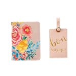 PASSPORT LUGGAGE GIFT SET - Blush