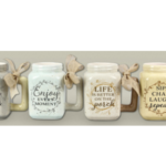 Ceramic Mason Jar Mug 4 Assorted