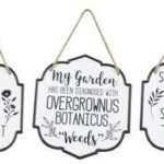 Garden Metal Wall Sign