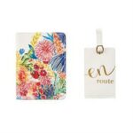 PASSPORT LUGGAGE GIFT SET - White