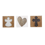 Wood Block with Hinge, 3 Assortments