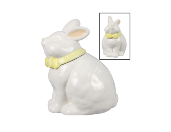 Ceramic Easter Rabbit Cookie Jar