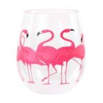 Flamingo Stemless Glass