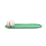 Baseball Toothpick Holder & Tray Set