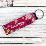 Live Happy Keychain