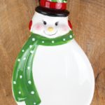 Ceramic Snowman Spoon Rest (without spoon)