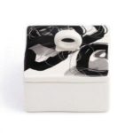 DS Trinket Box - Black and White Pattern