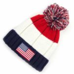 USA Beanie with Pom - CC Beanie