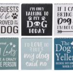 Wood Dog Box Tabletop/Wall Sign, 6 Ass