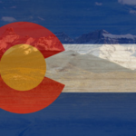 Wood Colorado Flag Wall Plaque