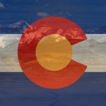 Wood Colorado Flag Wall Plaque-SQ