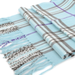 Acrylic Plaid Soft Cashmere Like Winter Scarves, Unisex