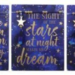 Wood Celestial Box Tabletop/Wall Sign