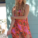 Angie Flowing Summer Tunic Top