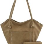 Modern Stylish Satchel w/ Matching Wallet