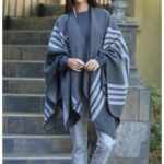 Nostalgia Reversible Wrap-Grey