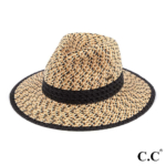 Triple Heather Paper Panama Hat