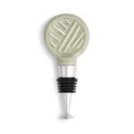 Gray Pattern Wine Stopper
