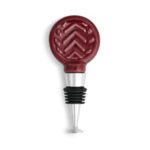 Red Pattern Wine Stopper