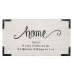 Home Wall Sign by DEI