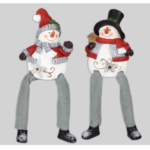 Resin Snowman Sitter