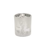 Deer Glass Container Sm