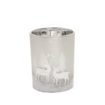 Deer Glass Container (Med) by Galleria