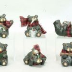 Resin Mini Bear 6 Assorted