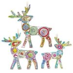 Recycled Magazine Reindeer Ornament