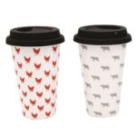 Farmhouse Animals Travel Tumbler with Lid