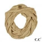Cable knit infinity scarf by CC Beanie