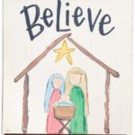 BELIEVE CHRISTMAS BLOCK by Brownlow Gifts