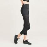 Women's Active Athletic Leggings, Black