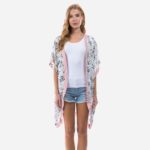 Ombre Colored Leopard Print Kimono.