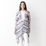 Lightweight Tribal Print Kimono With Tassels