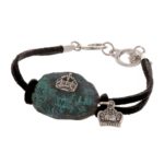 Leather bracelet w/ inspirational engraving