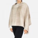 Women's Faux Fur Poncho